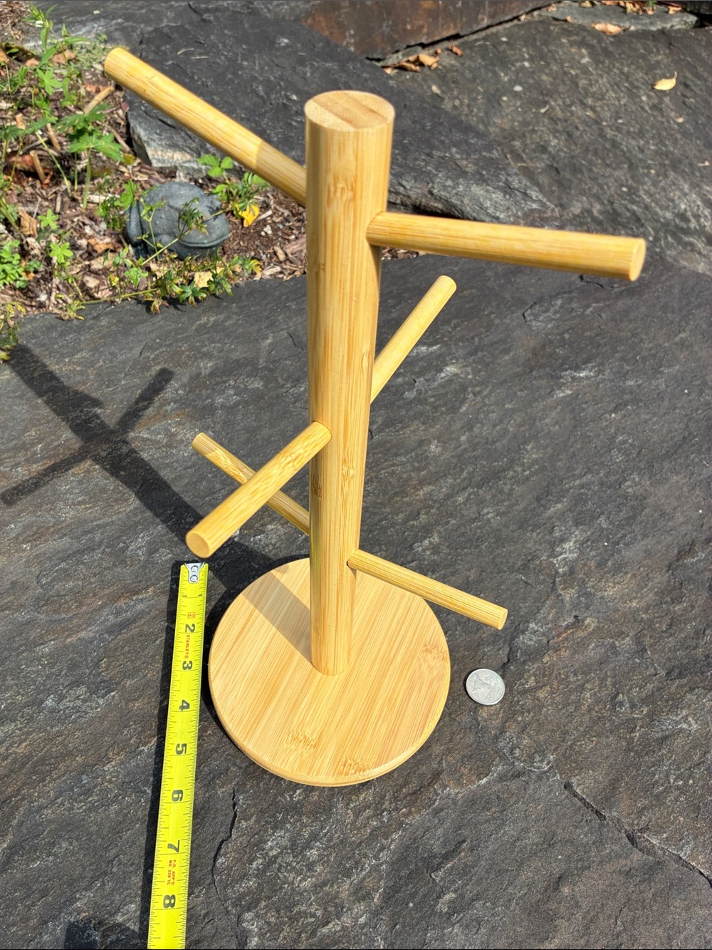 Versatile Bamboo Mug Tree Stand Rack - Picture 2 of 10